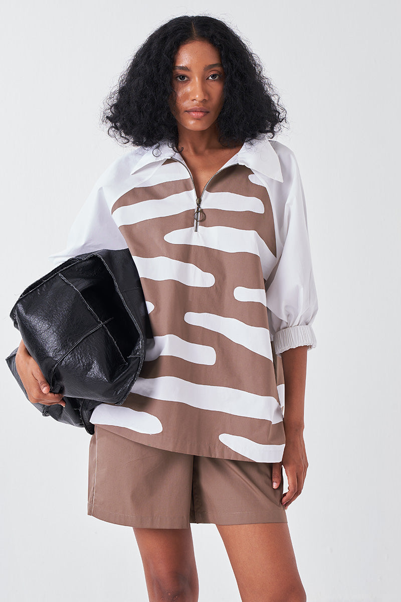 Applique Boxy Shirt