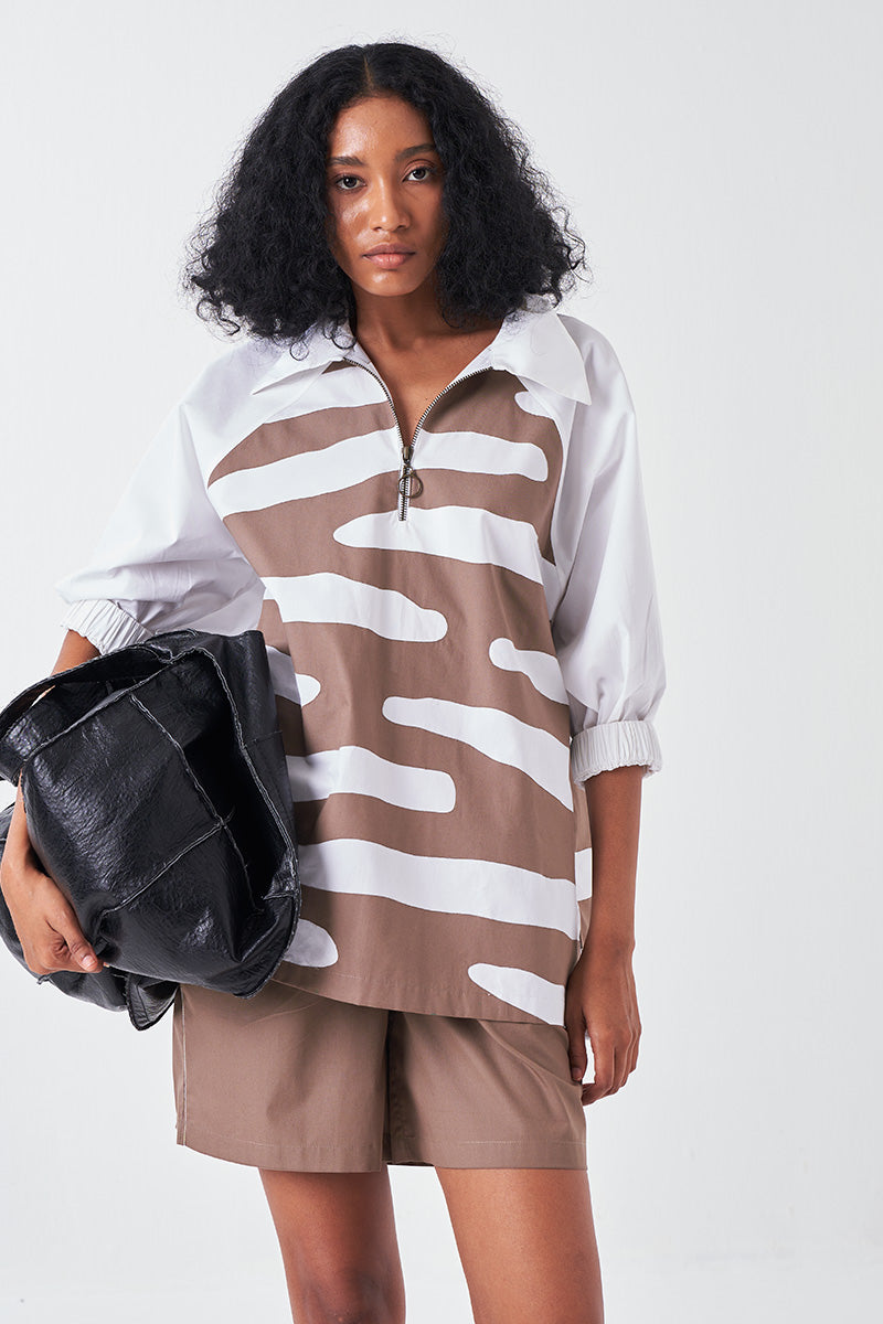 Applique Boxy Shirt