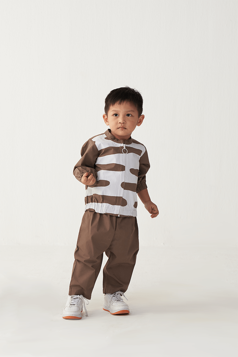 Abstract Bomber Jacket - Three Clothing