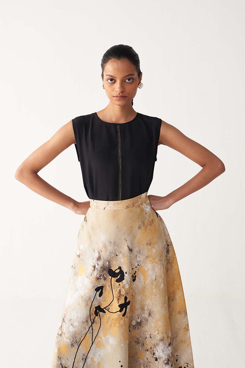 Circular Painter Skirt - Three Clothing