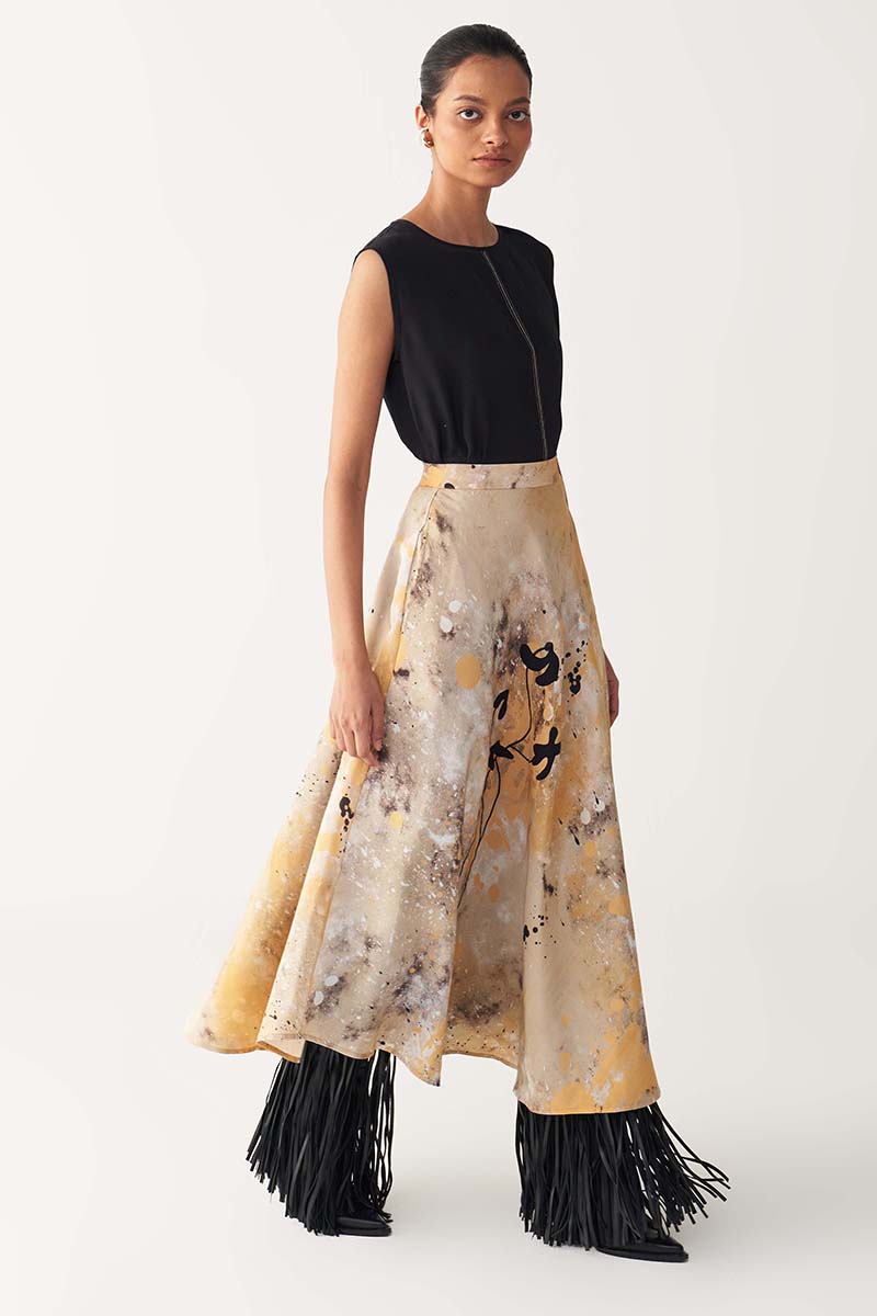 Circular Painter Skirt - Three Clothing