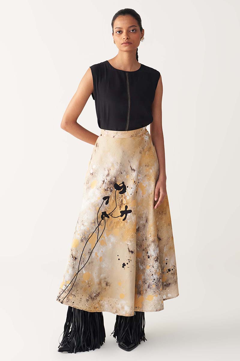 Circular Painter Skirt - Three Clothing