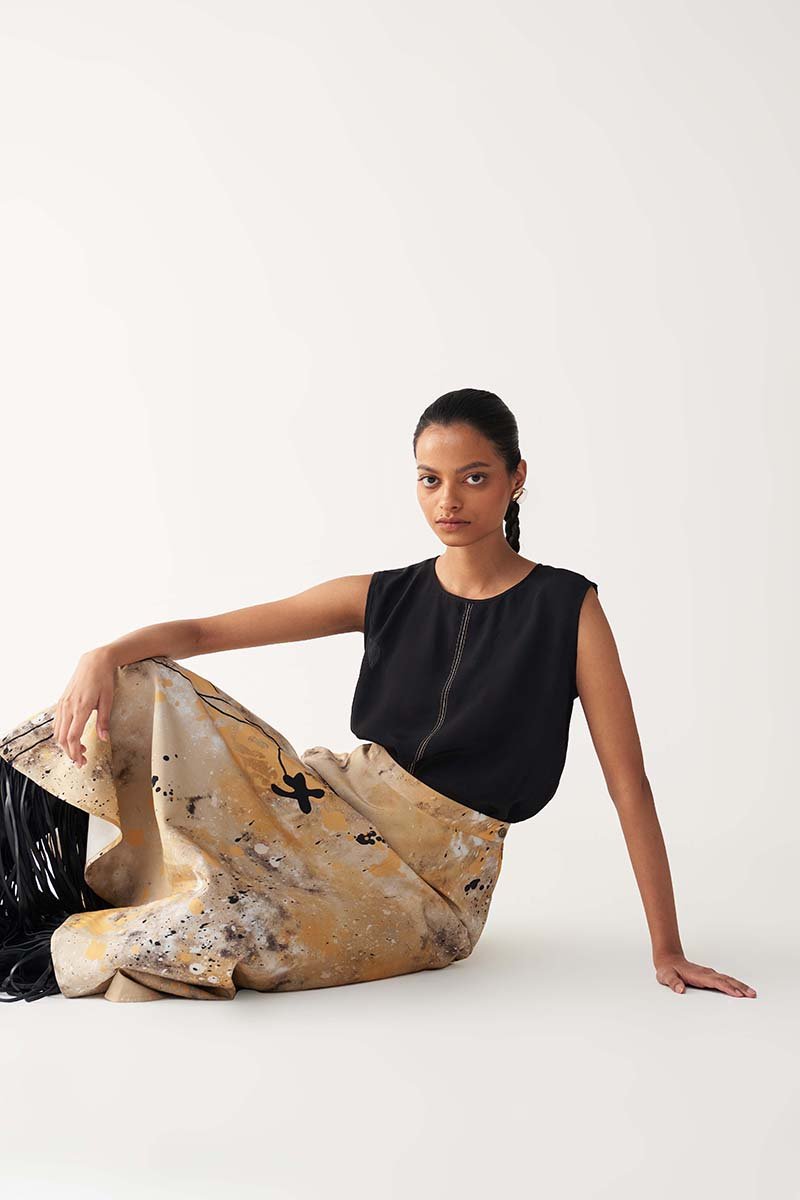 Circular Painter Skirt Co - Ord - Three Clothing