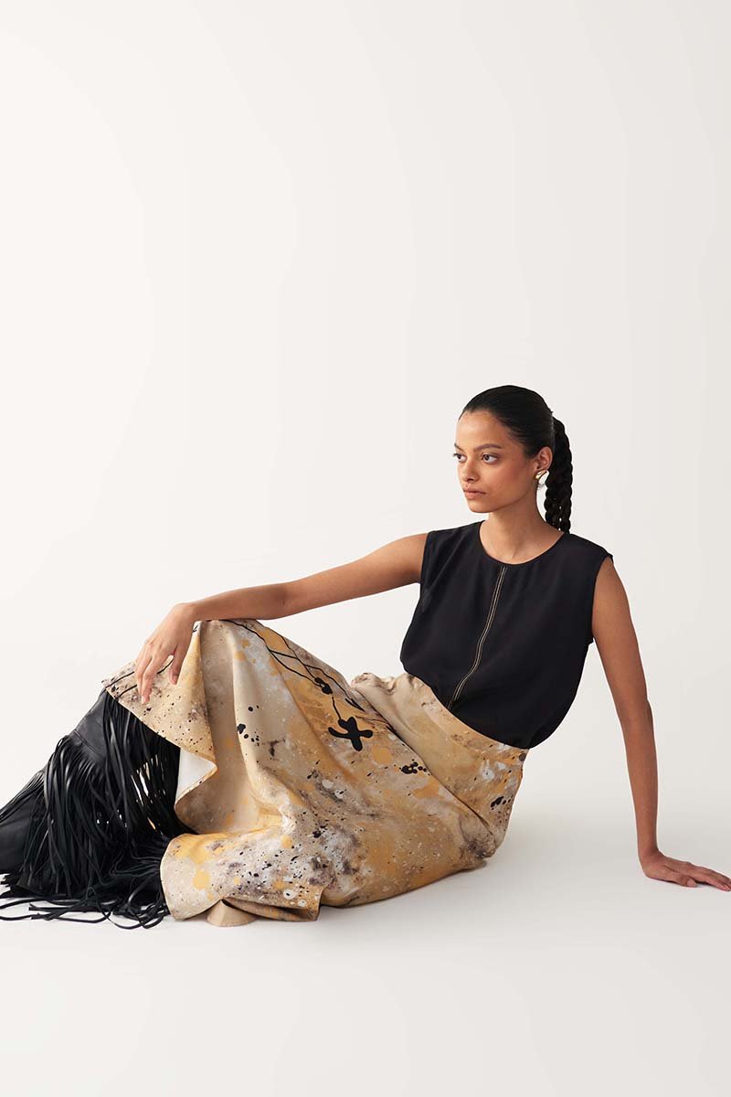 Circular Painter Skirt Co - Ord - Three Clothing