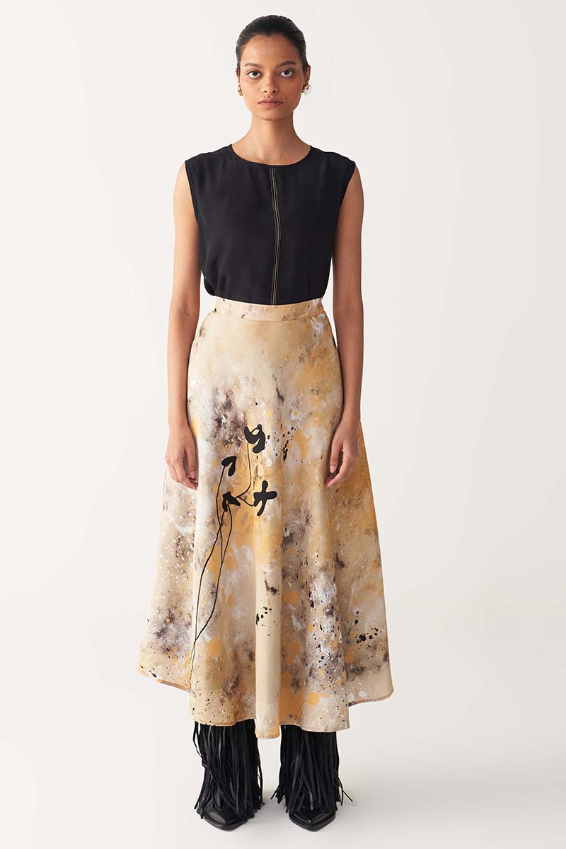 Circular Painter Skirt Co - Ord - Three Clothing