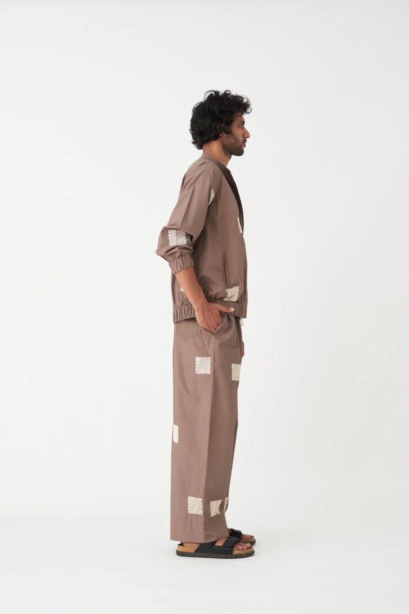 EMB. Dreawstring Pant - Cedar - Three