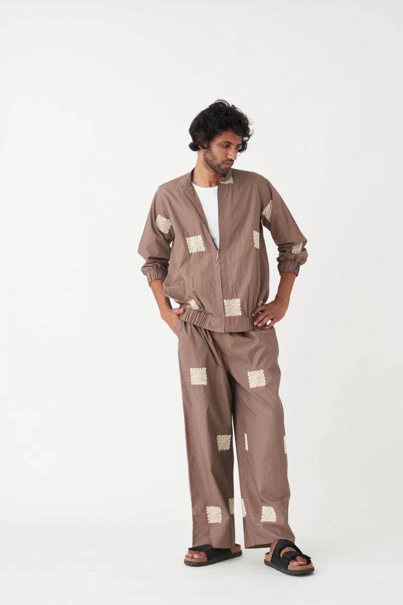 EMB. Dreawstring Pant - Cedar - Three