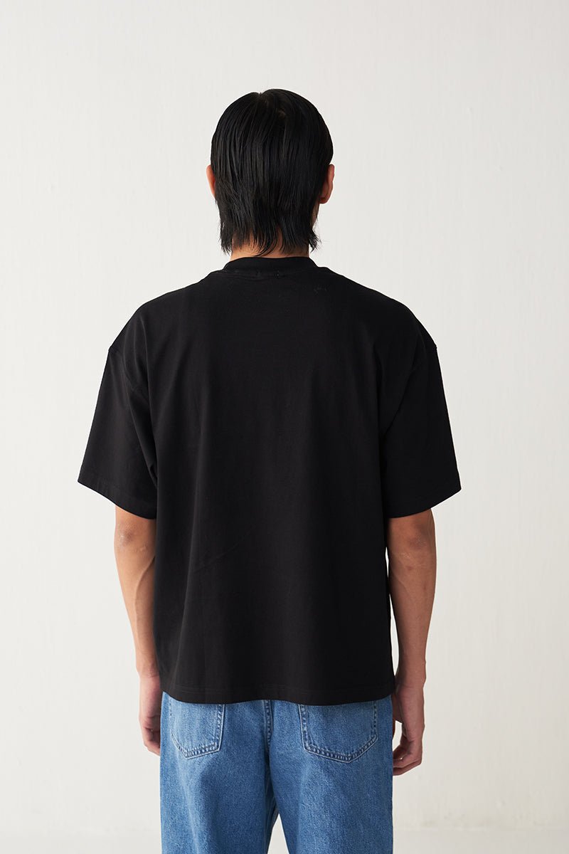 Floral Fringe Patch T-Shirt - Three Clothing