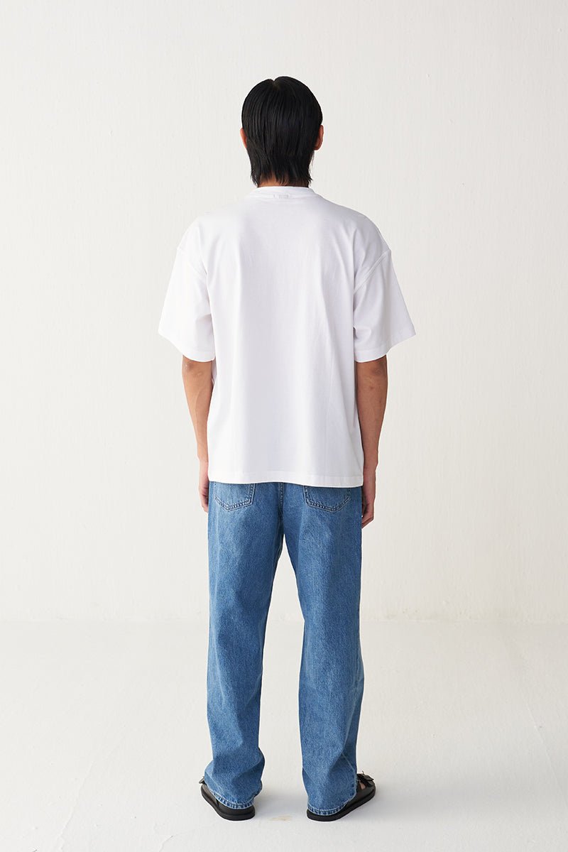 Floral Fringe Patch T-Shirt - Three Clothing