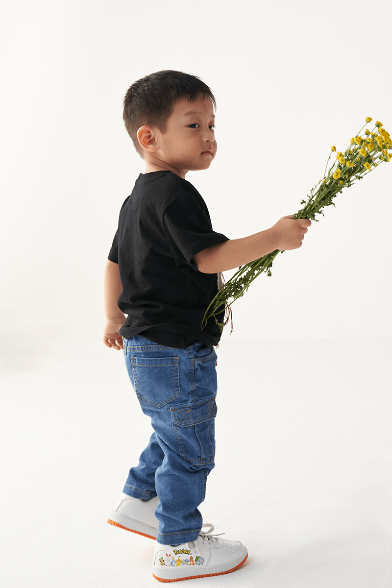 Floral Fringe T-Shirt - Three Clothing