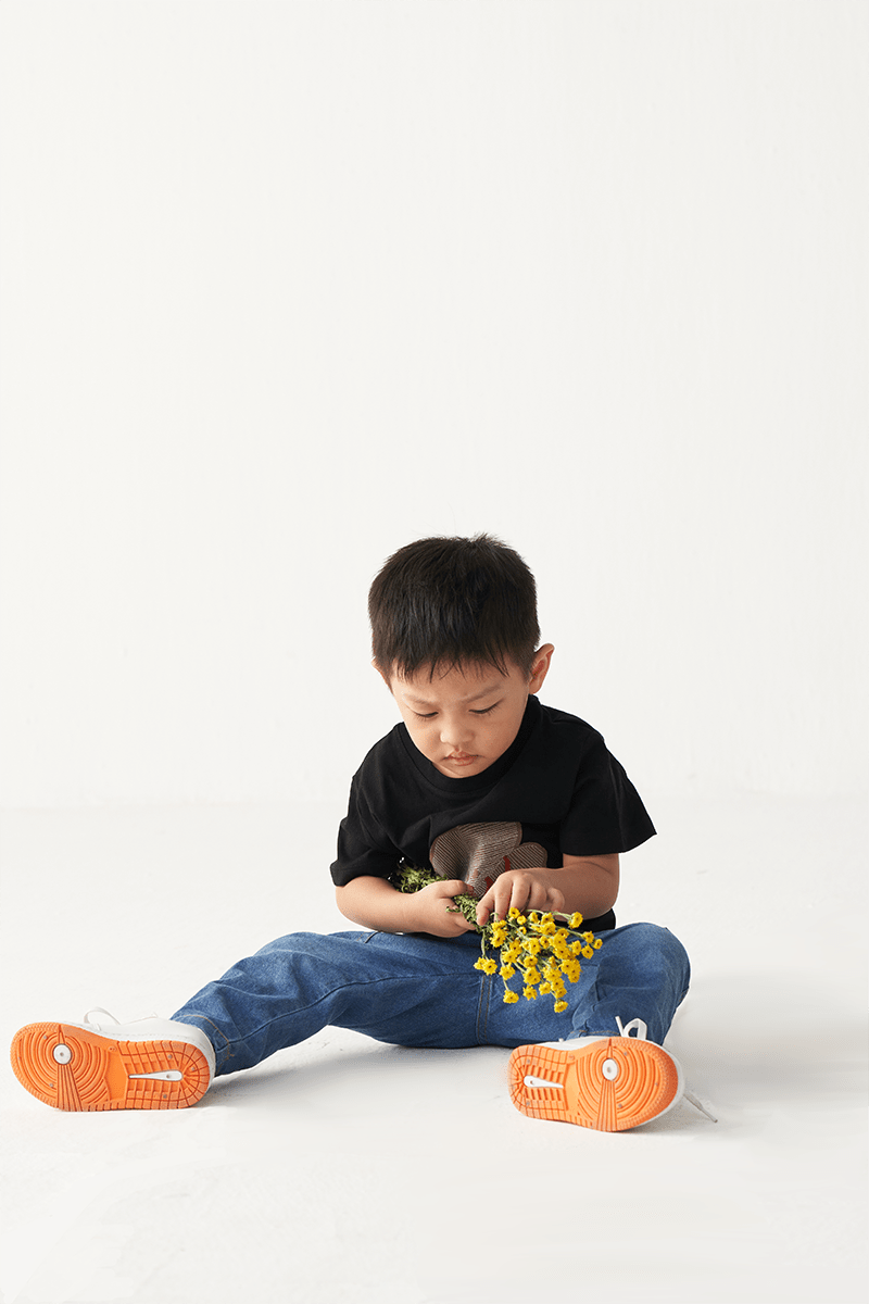 Floral Fringe T-Shirt - Three Clothing