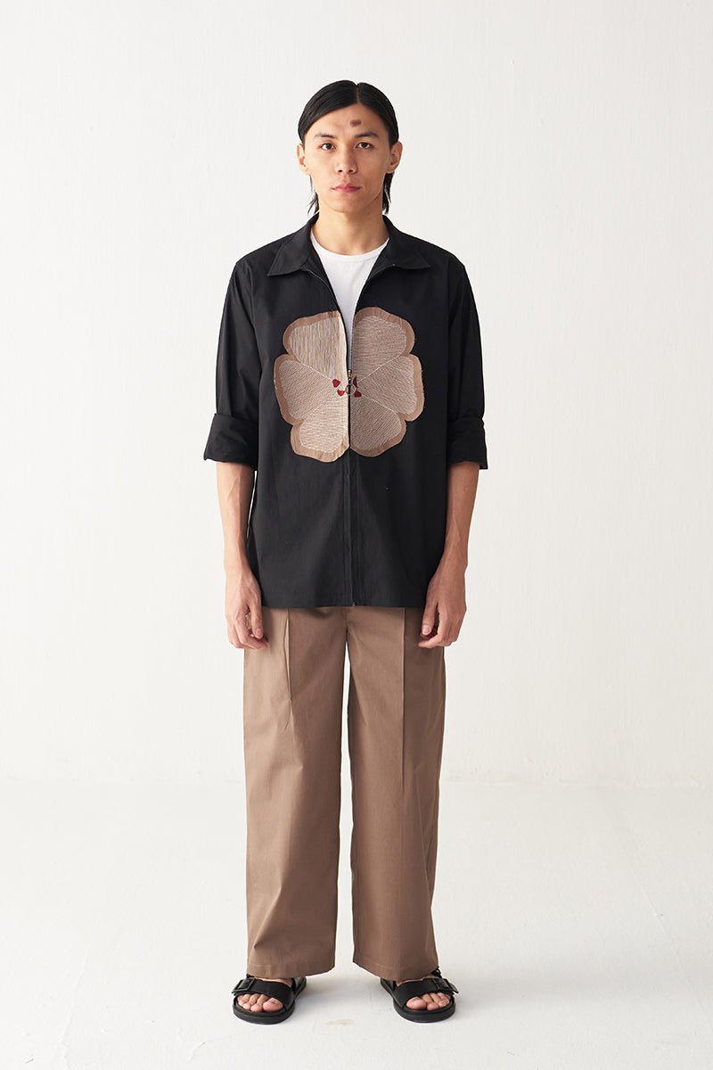 Floral Patch Shacket - Three Clothing