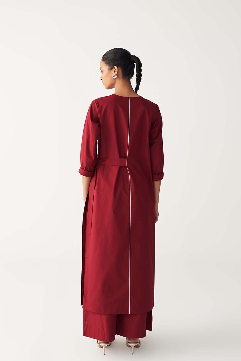 Front Pleat Tunic - Three Clothing