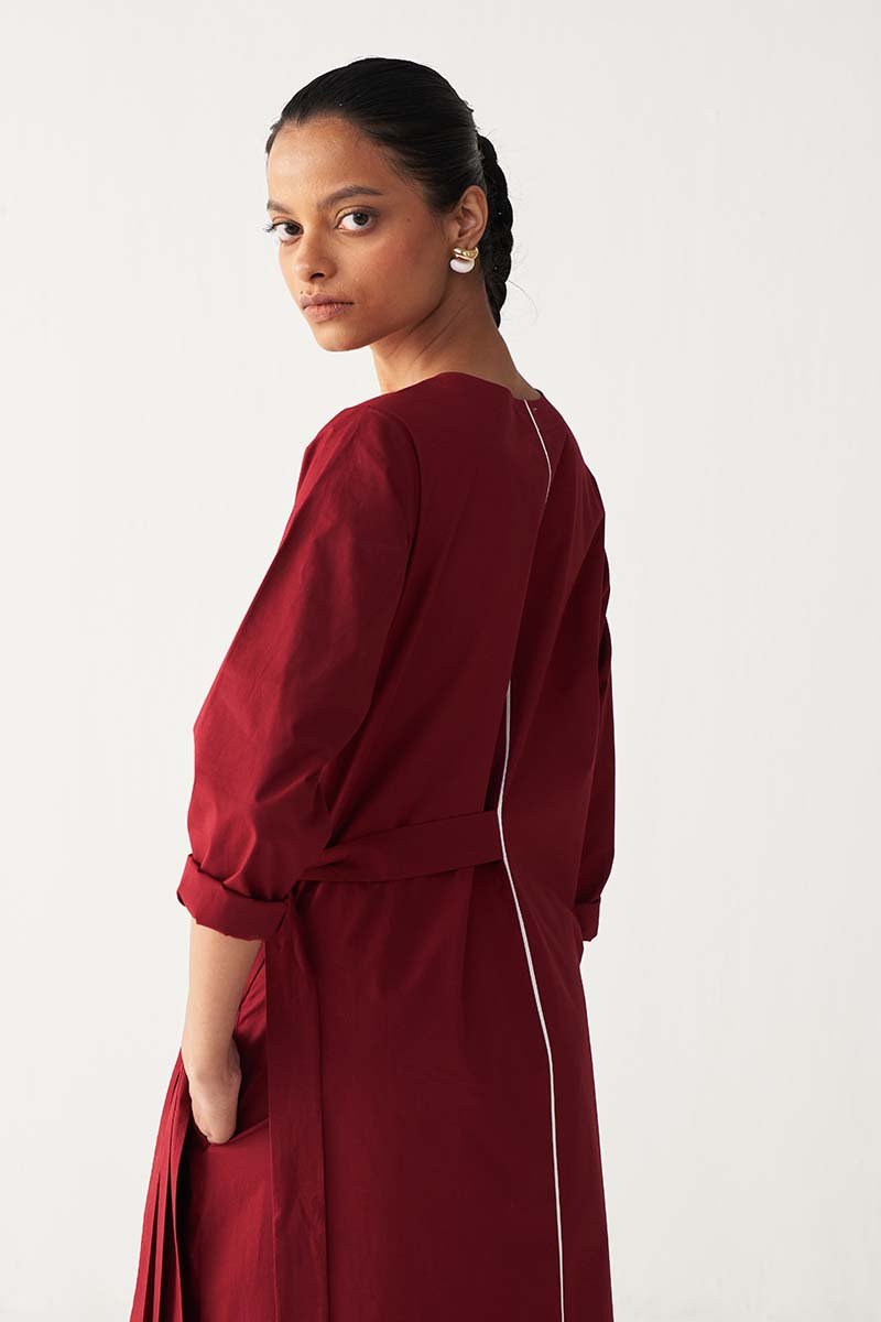 Front Pleat Tunic - Three Clothing