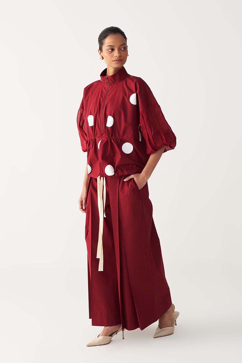 Inverted Box Pleat Bottom - Three Clothing