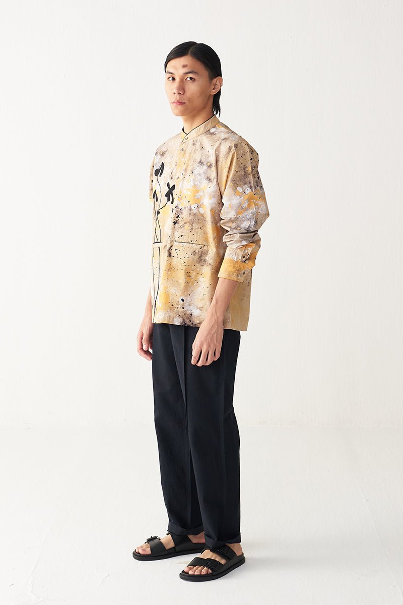 Painter Poppy Applique Shirt - Three Clothing