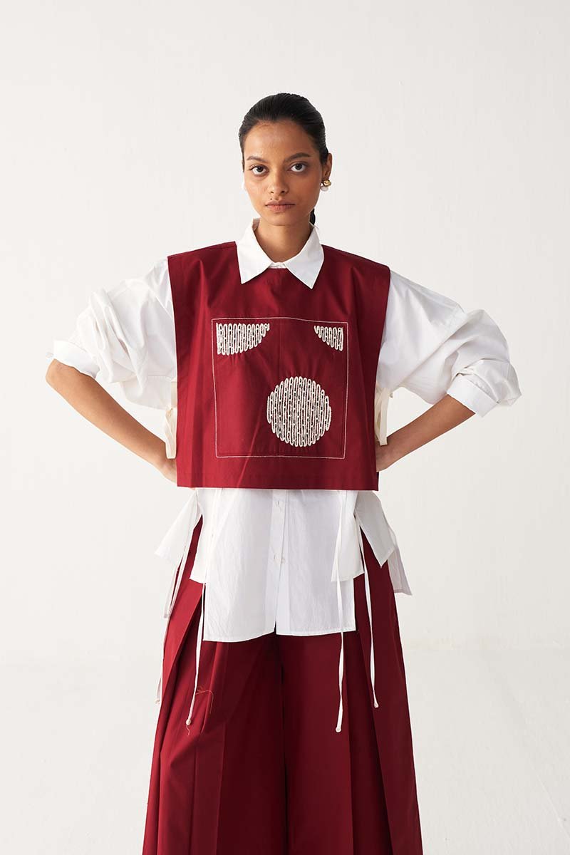 Patch Emb. Overlay - Three Clothing