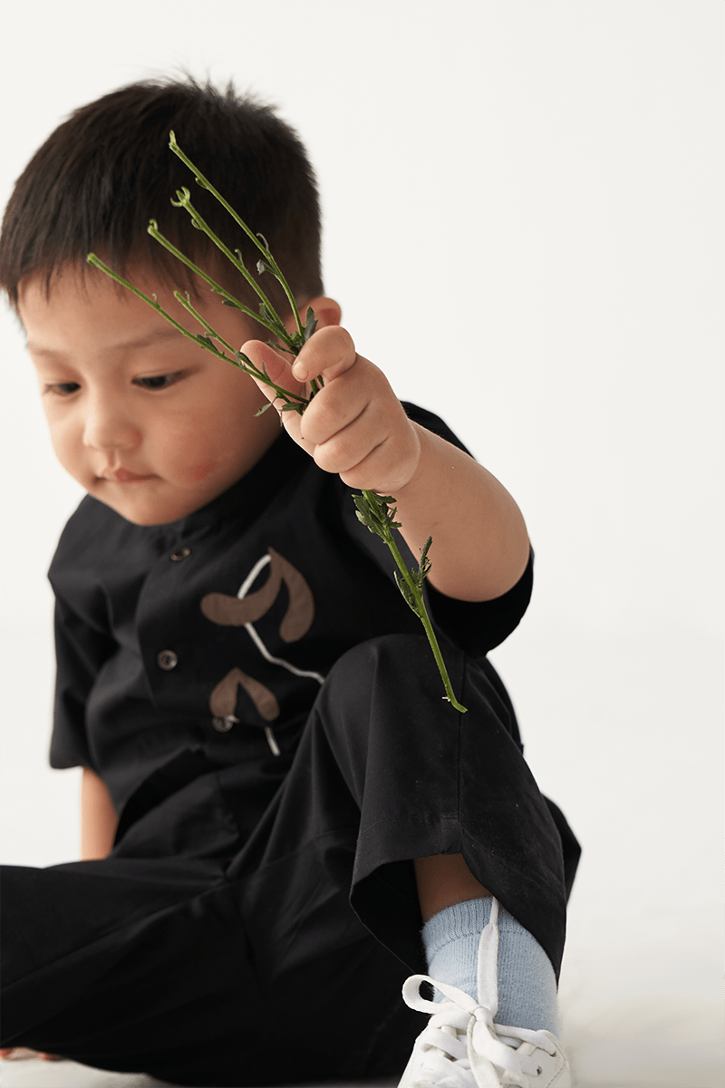 Poppy Applique Shirt Co - Ord - Three Clothing