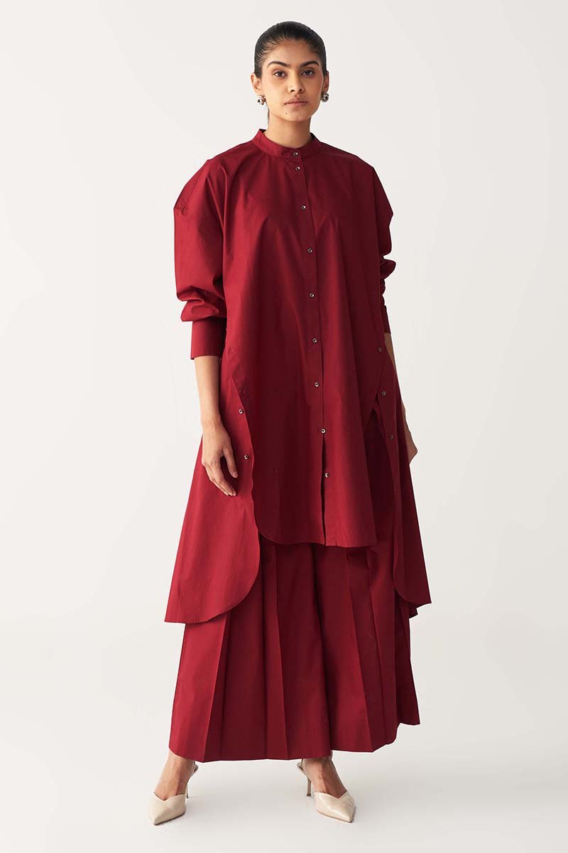 Side Button Tunic - Three Clothing