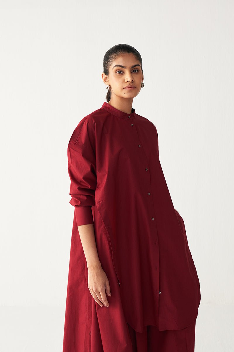 Side Button Tunic Co - Ord - Three Clothing