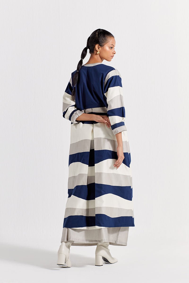 Applique Jacket Co-ord (Set of 2) - Navy - Three