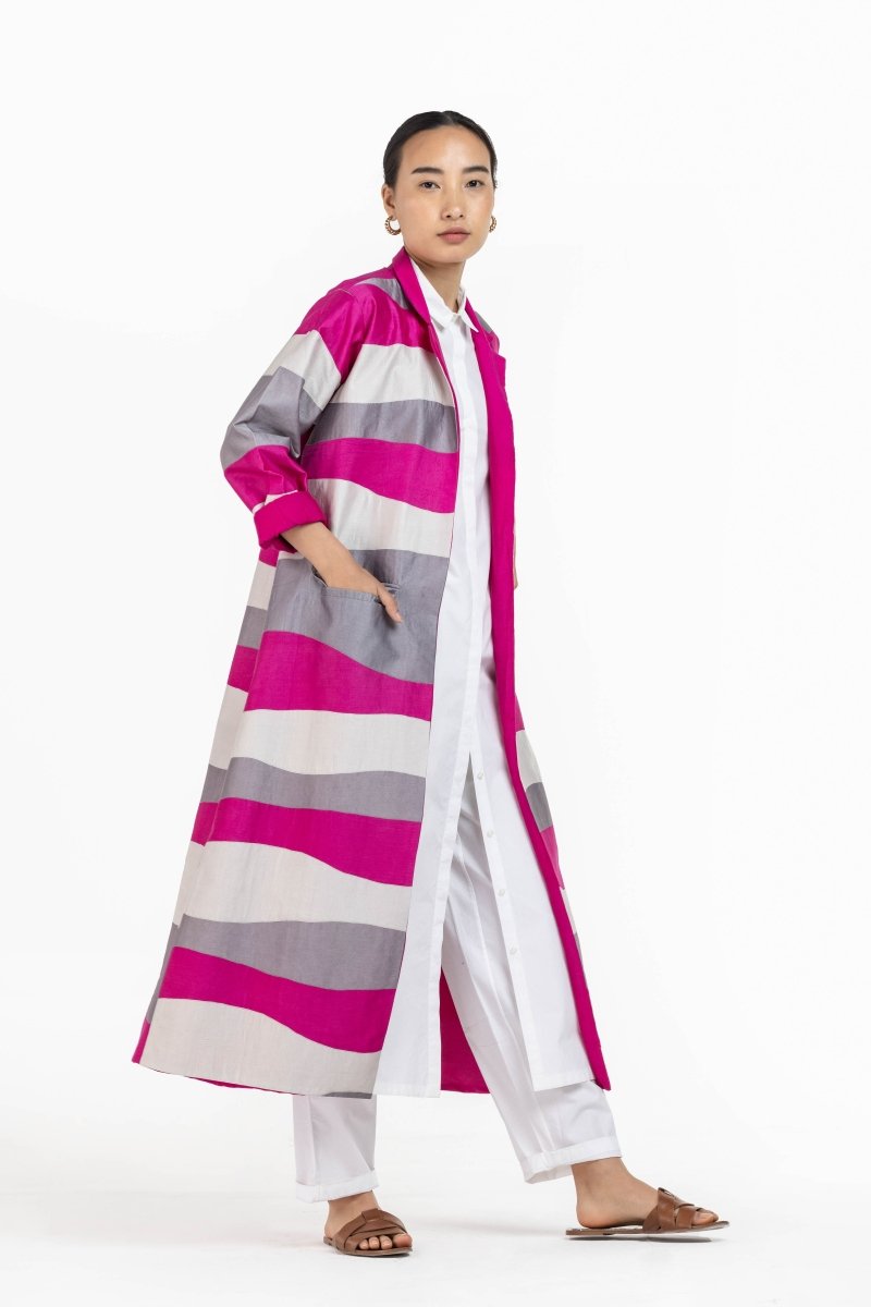 Applique Jacket Hot Pink - Three