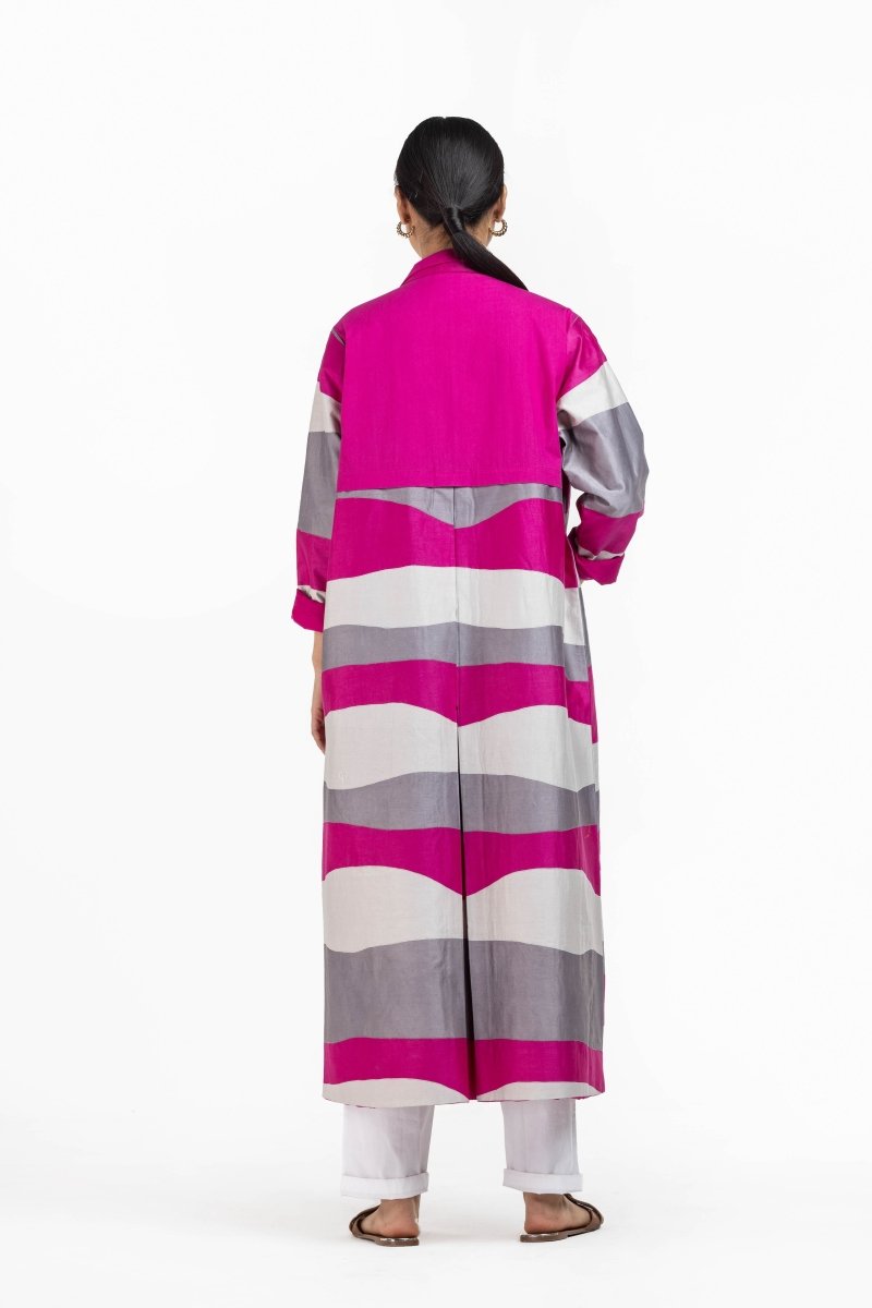 Applique Jacket Hot Pink - Three