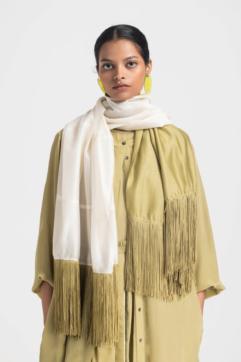 Back Yoke Jacket Co-ord - Moss Green (Set of 3) - Three