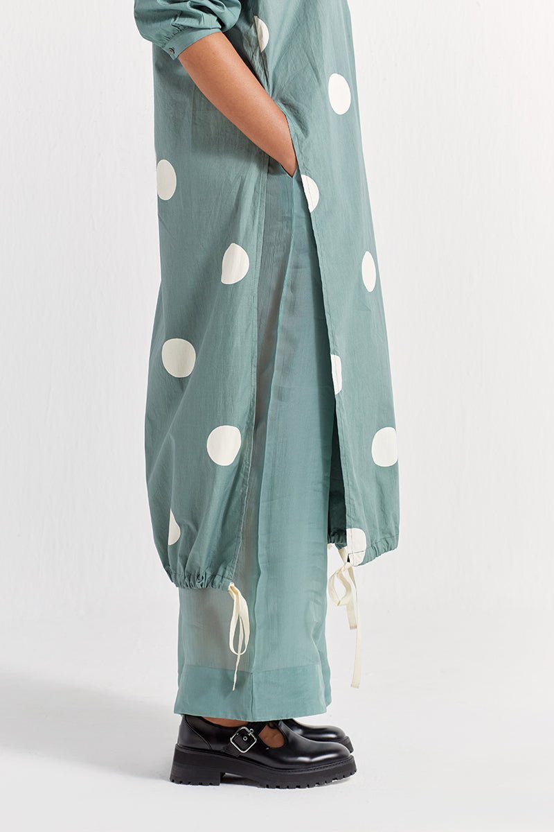 Drawstring Hem Tunic Co-ord ( Set of 2) - Three
