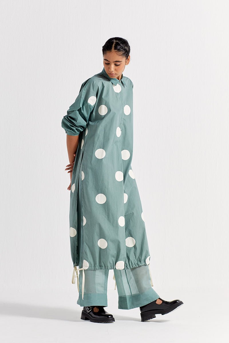 Drawstring Hem Tunic Co-ord ( Set of 2) - Three
