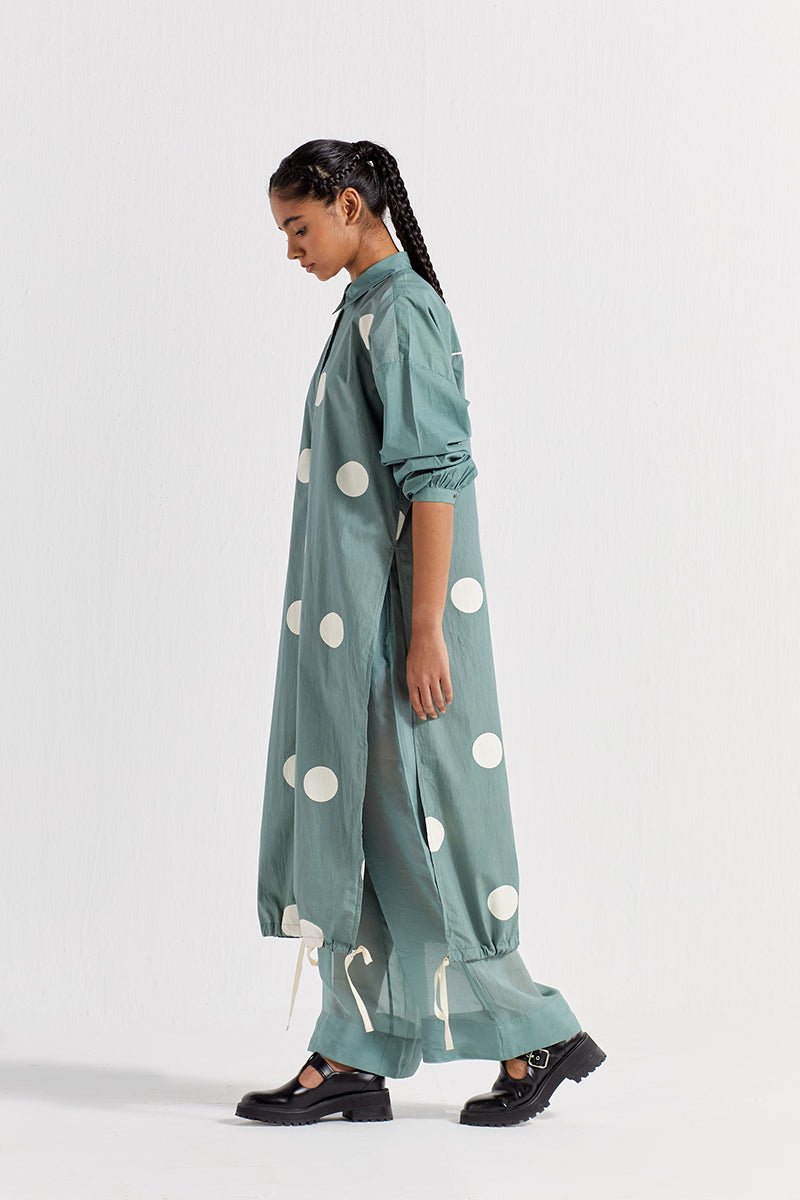 Drawstring Hem Tunic Co-ord ( Set of 2) - Three