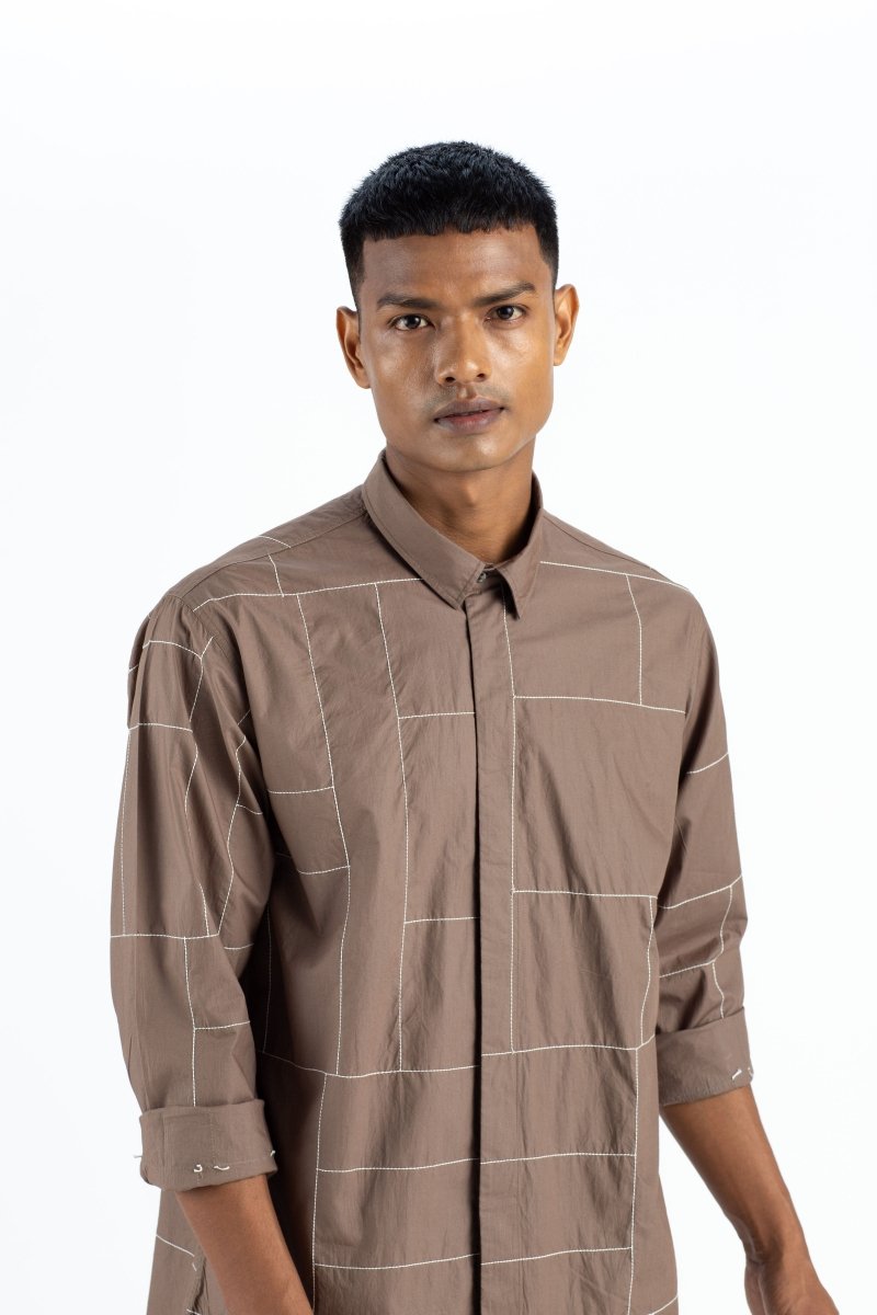 Embroidered Shirt- Cedar - Three