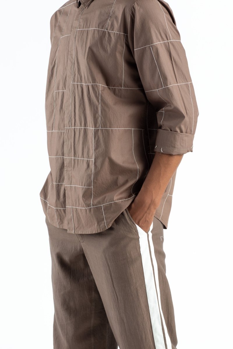 Embroidered Shirt- Cedar - Three