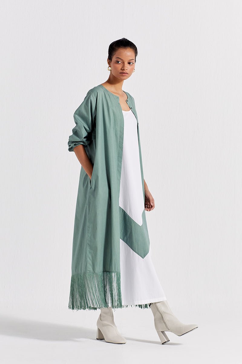 Fringe Back Yoke Jacket Co-ord (Set of 2) - Three