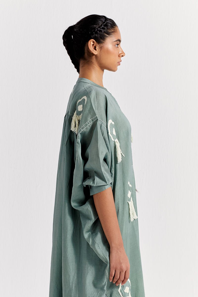 Fringe Bat Sleeve Shirt Co-ord ( Set of 2) - Three