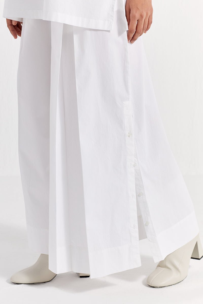 Fringe Crop Overlay Shirt Co-ord (Set of 3) - Mint - Three