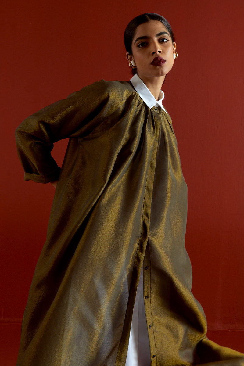 Gather Neck Shirt  Co-Ord