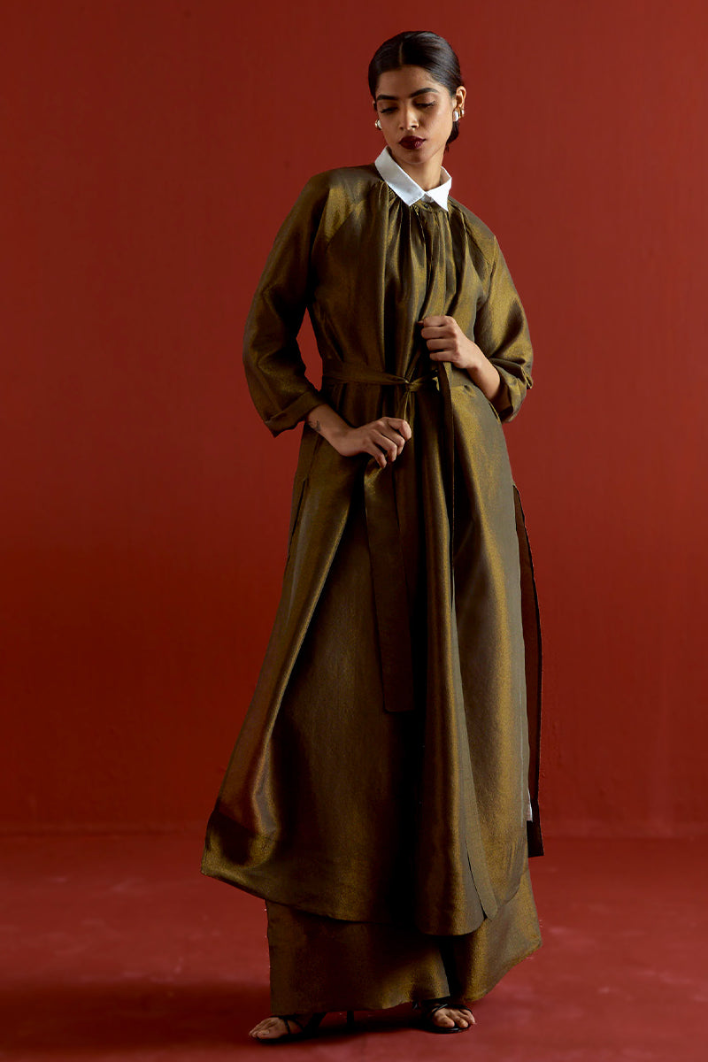 Gather Neck Shirt  Co-Ord