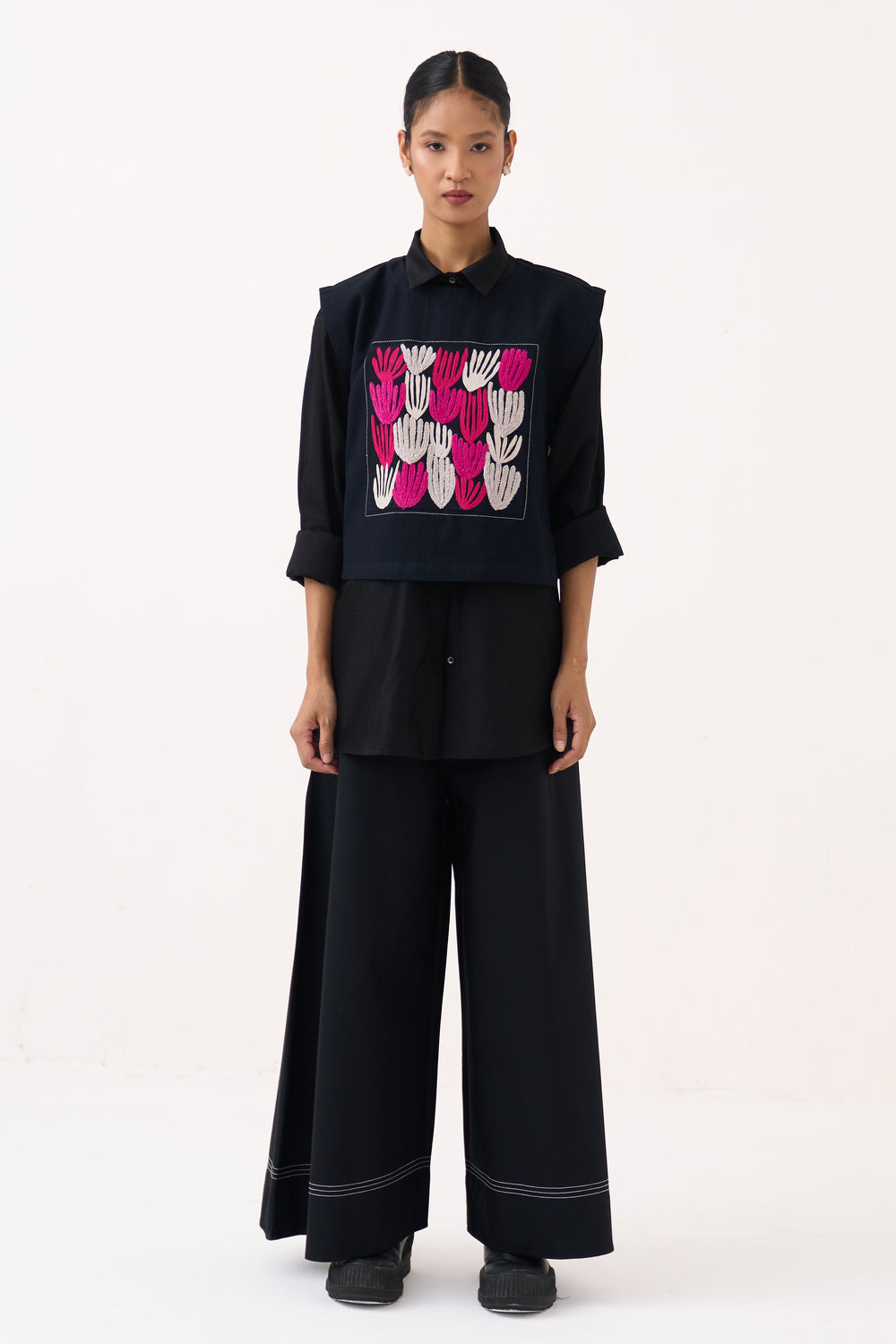 Emb. Patch Crop Overlay (Including Shirt)