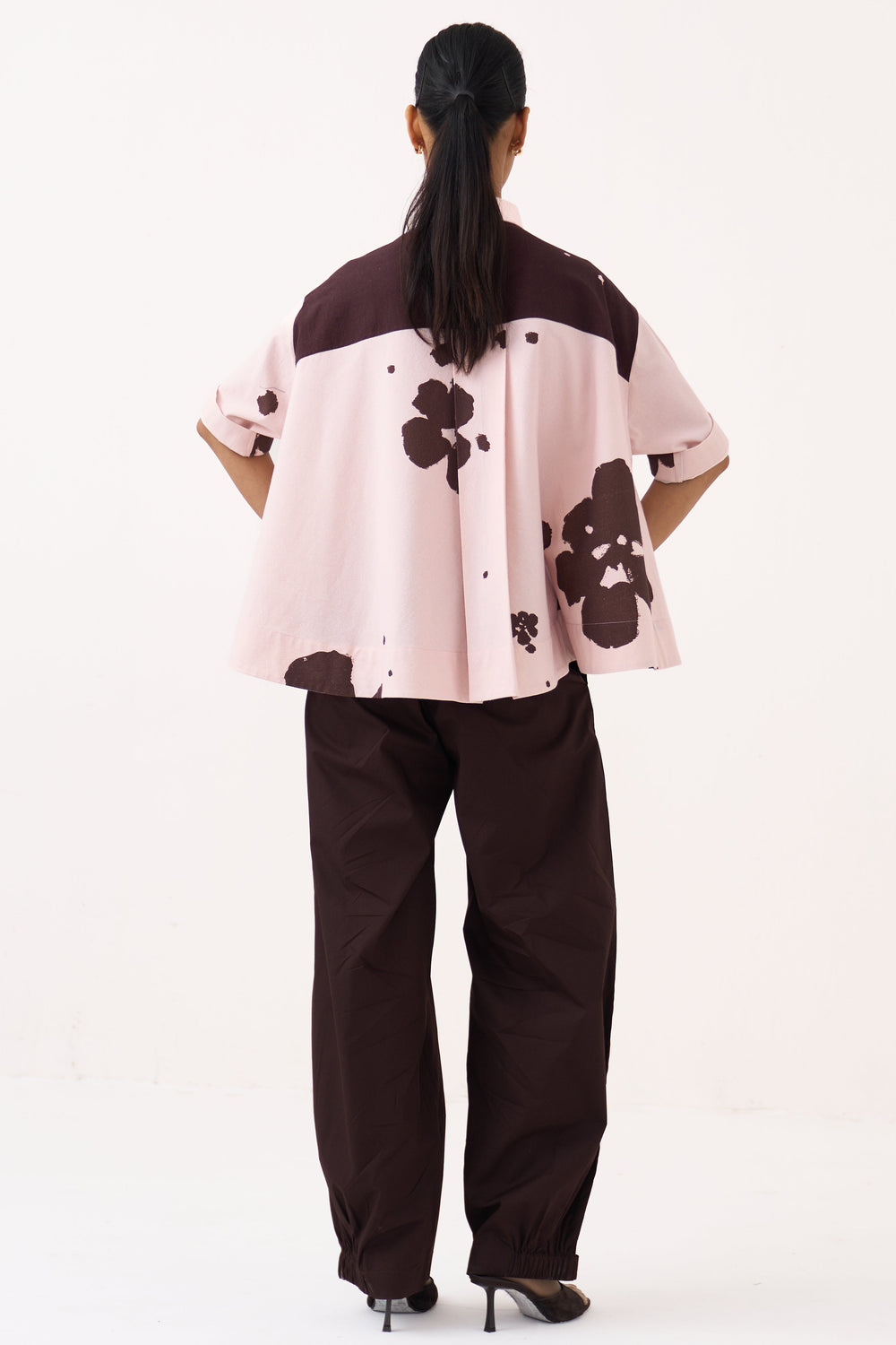 Floral Wide Hem Shirt