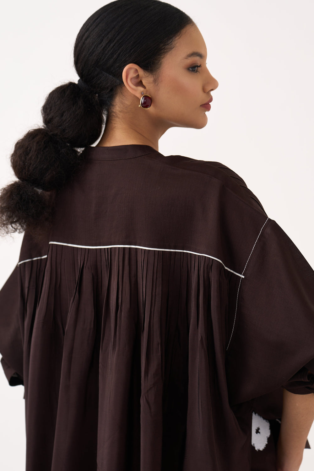 Pintuck Bat Sleeve Top Co-ord (Set of 2)