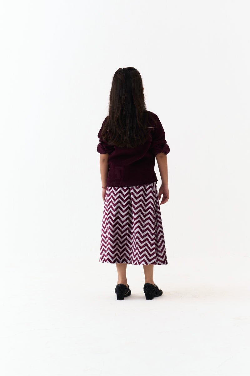 A - Line Skirt Co - Ord - Three Clothing