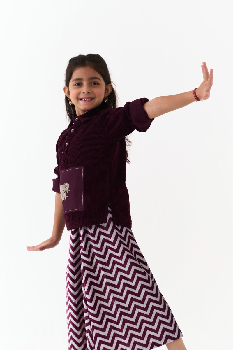 A - Line Skirt Co - Ord - Three Clothing