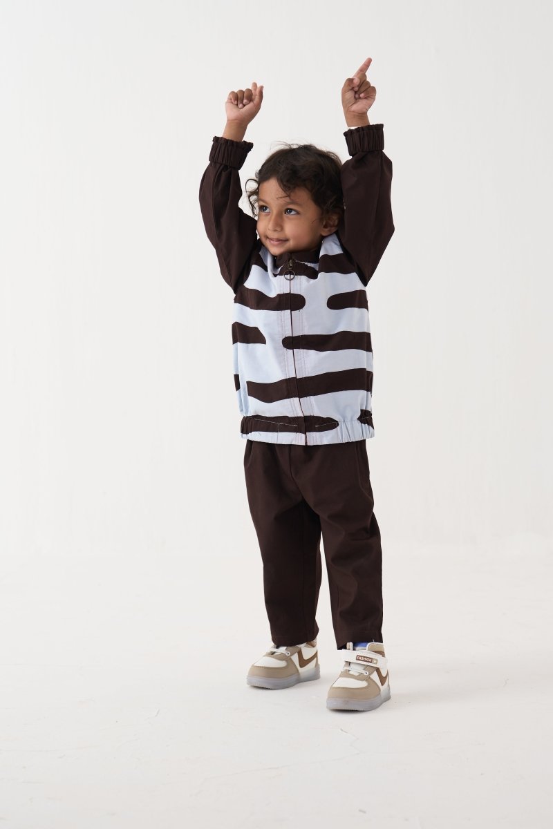 Abstract Bomber Jacket Co - ord - Three Clothing