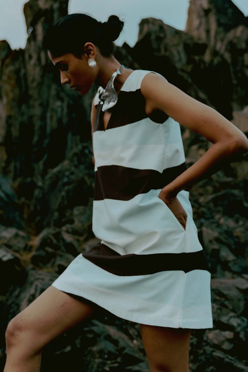 Applique Shift Dress - Three Clothing