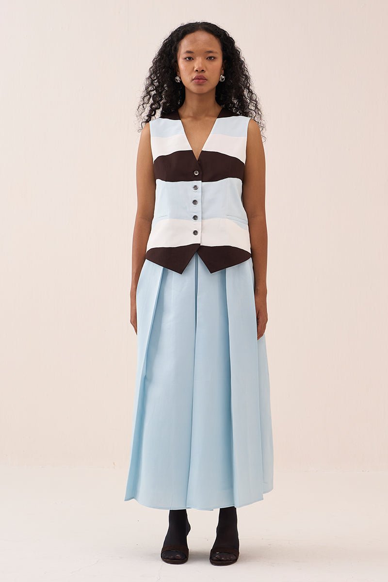 Applique Vest Co - Ord (Set Of 2) - Three Clothing