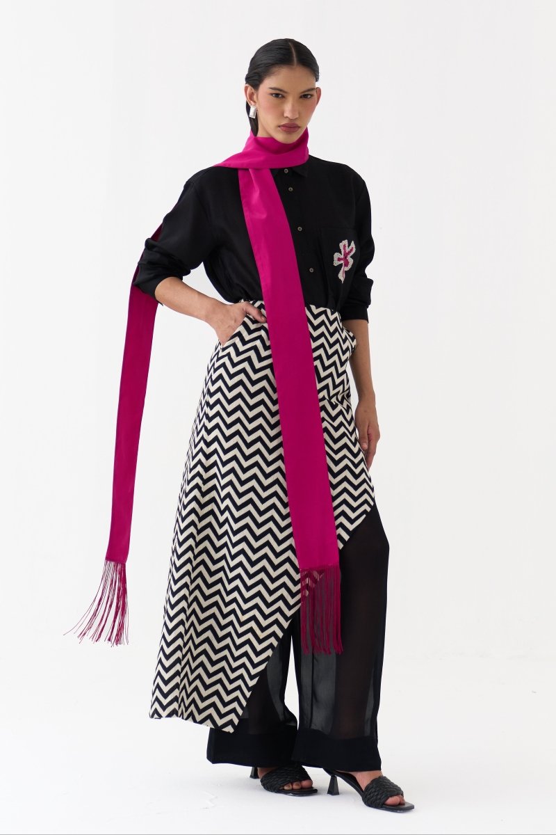 Asymmetric Skirtpant - Three Clothing