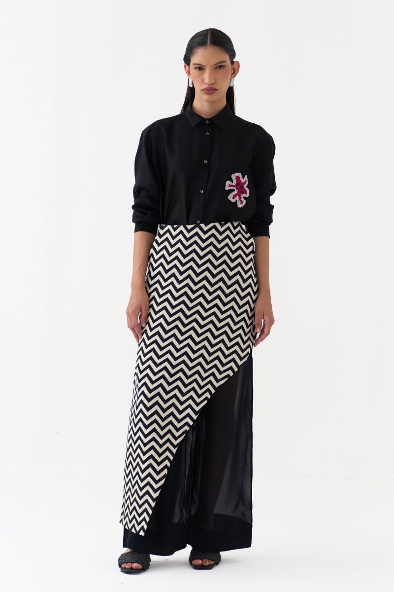 Asymmetric Skirtpant - Three Clothing