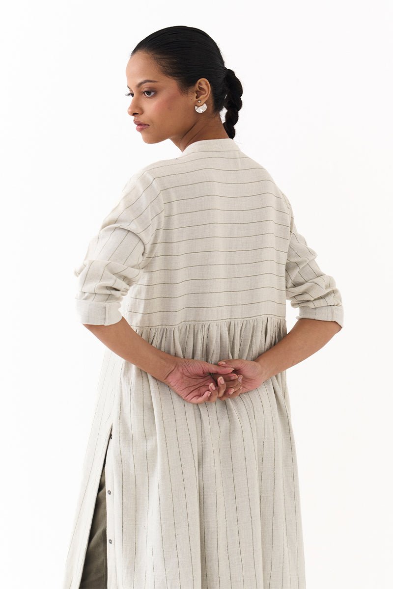 Back Gather Jacket - Three Clothing