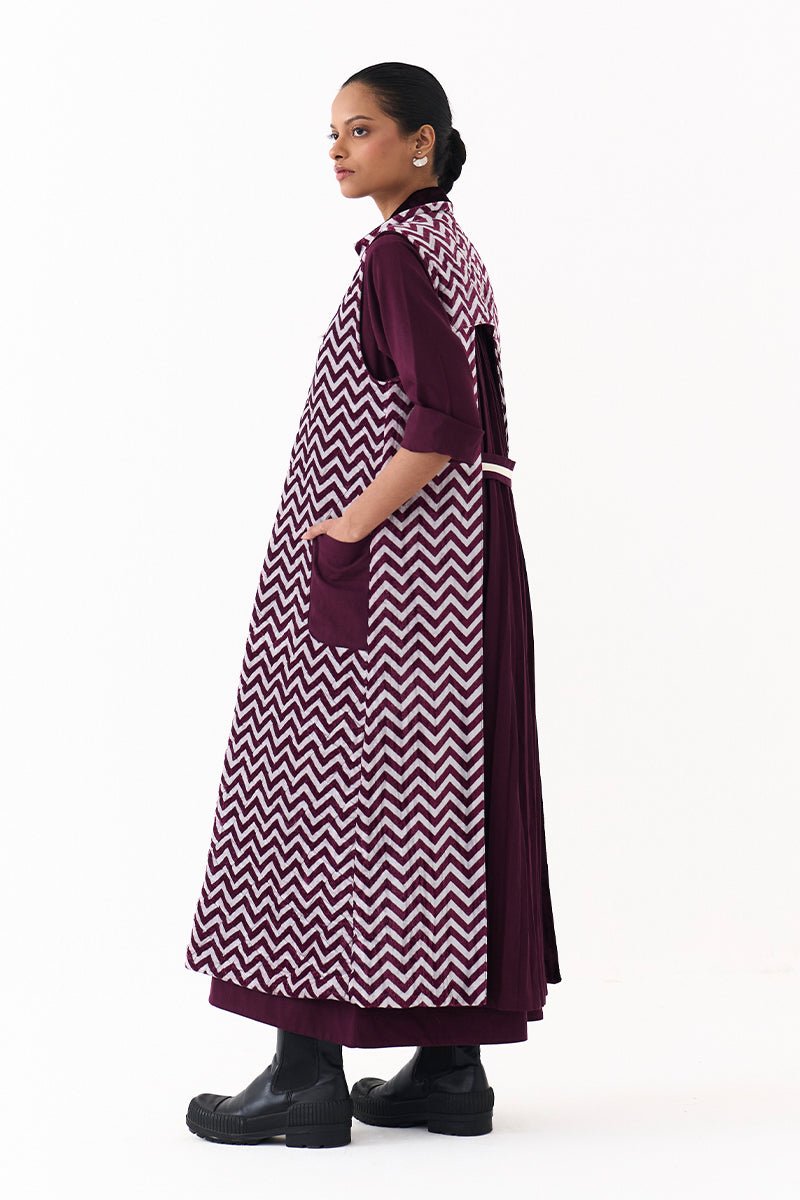 Back Pleat Jacket - Three Clothing